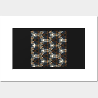 Pattern cloth abstract background Posters and Art